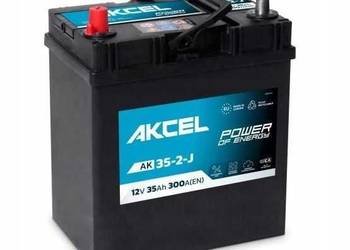 Akumulator Samochodowy AKCEL 12V 35Ah 300A (EN) JAPAN LEWY+