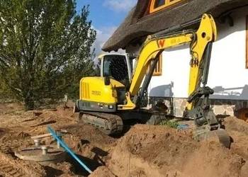 Minikoparka 6 ton gąsienicowa wynajem z operatorem  Łódź i okolice