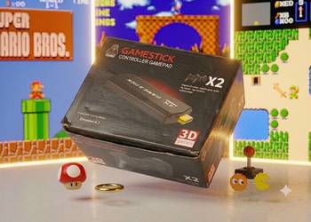 Konsola Retro Game Stick X2 4K – 30k Gier | 2 Pady + Baterie GRATIS