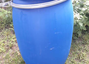 beczka plastikowa 60L z deklem. czysta.