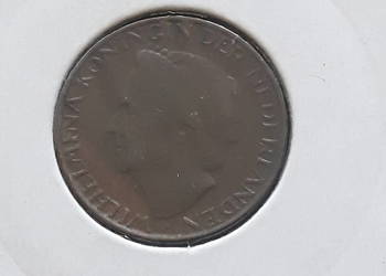 1 Cent Holandia 1948 r. - Wilhelmina - nr.2