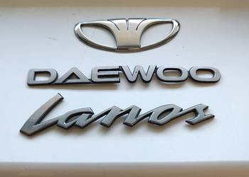 Daewoo Lanos Znak emblematy naklejane kpl