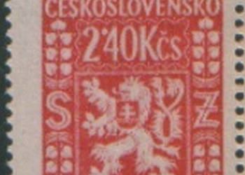 Zn. Czechosłowacja Dopłata  Mi 12 (*) 1945