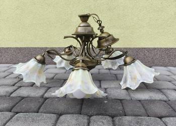 Żyrandol Tulipan 5x Lampa wisząca MADE IN POLAND wys 68cm szer 83