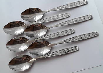 Łyżki obiadowe (nr.4) wz. KASZUBSKI, Gerlach, sztućce PRL