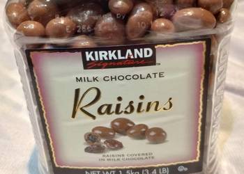 Kirkland Raisins rodzynki w mlecznej czekoladzie 1.5 kg