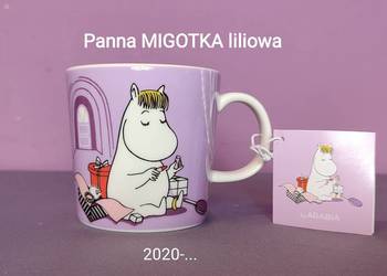 MUMINKI kubek Moomin Arabia Finland - MIGOTKA - naklejka i zawieszka