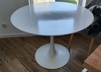 Stół okrągły biały 98 cm średnica