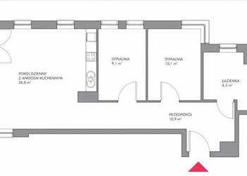Słoneczne mieszkanie 63 m2 Osiedle Sokołówka