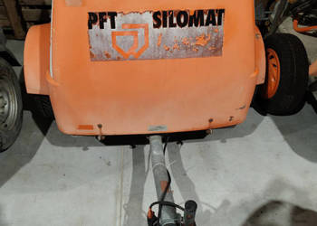 Pompa do transportu zapraw tynków PFT SILOMAT C100 na przyczepie + dokumen…