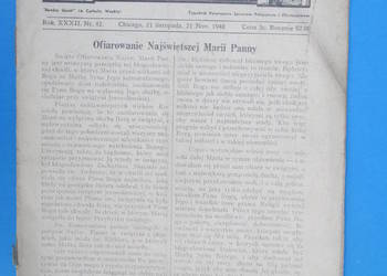 6. Gość Niedzielny - Rok Wydania 1948.