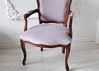 Stylowy fotel krzesło Ludwik Ludwikowski