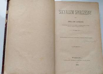 Socyalizm Spółczesny z 1884 r.