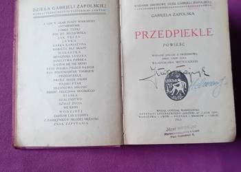 Gabriela Zapolska. Przedpiekle. Lektor, 1923 r. Wyd. II.