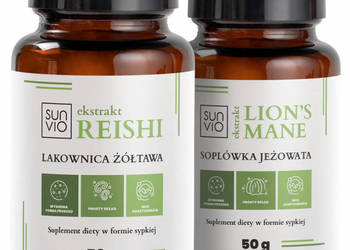 SunVio Ekstrakt z soplówki 50g + Ekstrakt z Reishi 50g