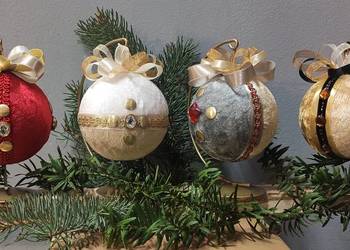 Bombka plus stojak, hand made