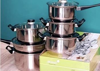 159 zł Garnki nierdzewne Misoli z patelnia i rondlem