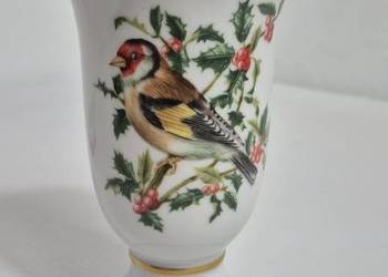 Porcelanowy Kielich / Wazonik - Kolekcja "Oiseaux Chanteurs de L'Europe"
