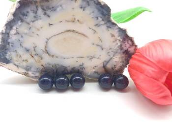 Piękna mała kula 13mm Noc Kairu Blue Piasek Pustyni dekoracja biżuterii #23