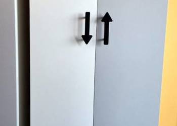 ikea NOWE SMÅSTAD drzwi 30x180 białe i szare