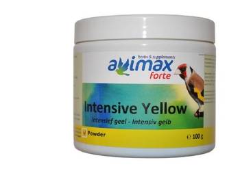 Avimax forte Intensiv Yellow - 100g żółty barwnik dla kanark