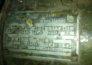 silnik prądu stałego 1,6kW 110Vdc PZMOb44b uniwersalny