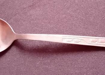 Łyżka ze stali nierdzewnej Gerlach, wzór Konwalie. PRL.