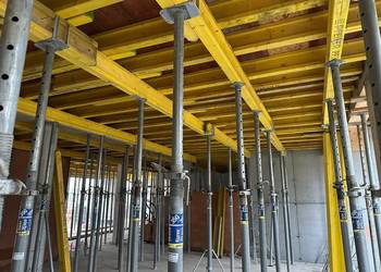 Wynajem szalunków stropowych, dźwigary, podpory, płyty, strop szalunki