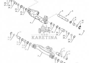 New Holland T6090 T6070 Ramię 87406432