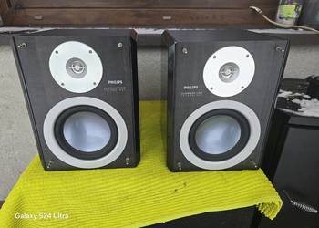 fajne kolumny półkowe philips piano black