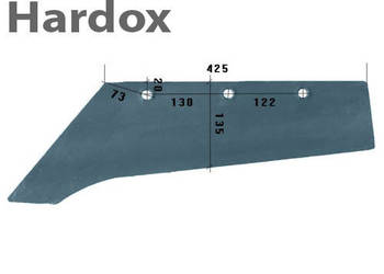 Lemiesz 300ha! HARDOX 1903655/L części do pługa LANDSBERG