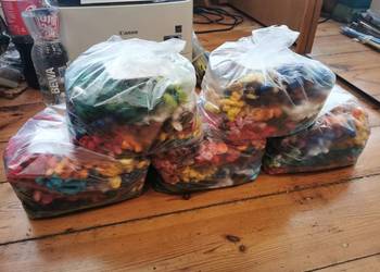 Zestawy 5 sztuk - Mulina do haftowania różne kolory w zestawach 221/223 szt