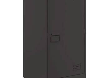 Szafka czarna 345x39x73 cm stal WM-841709