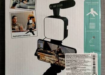 Zestaw, statyw do nagrywania i streamingu