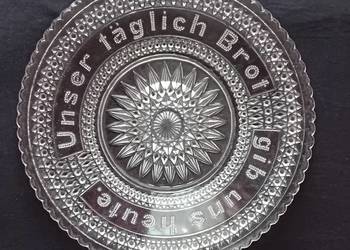 Patera do chleba Brockwitz, z cytatem z modlitwy. Nr 8353 w katal. z 1931r.