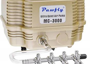 Pawfly Pompa powietrza do akwarium aku usb 35-500 l,1,5-4 l/min przenośna