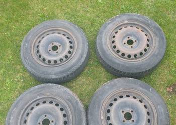 Koła 15 cali 4x100 felgi stalowe opony zimowe