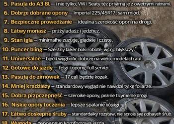 Sprzedam felgi aluminiowe r17 5x100 5x112 2 rozmiary