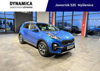 Kia Sportage 1.6T-GDI 177KM DCT AWD 2019 r., salon PL, komplet opon, serwi…