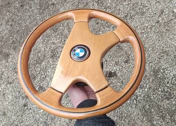 Kierownica drewniana zdemontowana z BMW E36