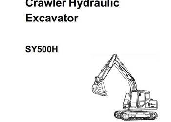 Sany SY365H BH SY500H SY195 SY205 SY215 SY225 SY215CLC instrukcja naprawy