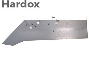 Lemiesz 300ha! HARDOX SSP295OEP/L części do pługa RABEWERK