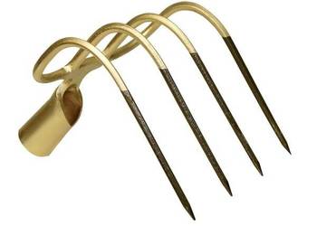 Hak do obornika nieoprawny, 4-zębny, 21x20 cm 29115