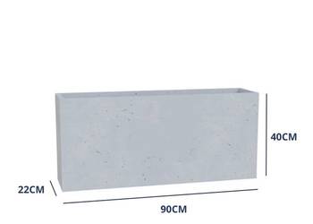 DONICA Betonowa 90x22x40cm Na Kwiaty