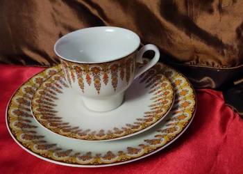 Zestaw śniadaniowy filiżanka porcelana Bavaria Zestaw śniadaniowy filiżanka porcelana Bavaria