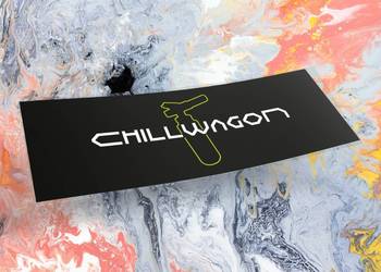 Naklejka K13 + CHILLWAGON 20 x 6,5 cm drift slap #3