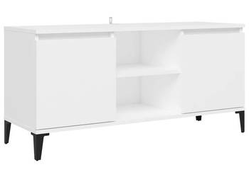 Szafka TV metalowe nóżki biała 1035x35x50 cm WM-805968