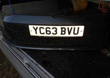 Maska zderzak błotnik przód la9w golf 7 gtd