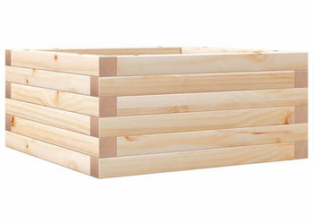 Donica ogrodowa 50x50x23 cm lite drewno sosnowe WM-847183
