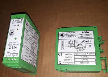 ZASILACZ SEPARATOR przetwornikòw dwuprzewodowych Z-S2A NOWY